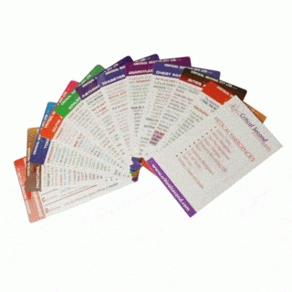 Critical Second Clinical Reference Cards Medical Emergencies Pack - Education Cards