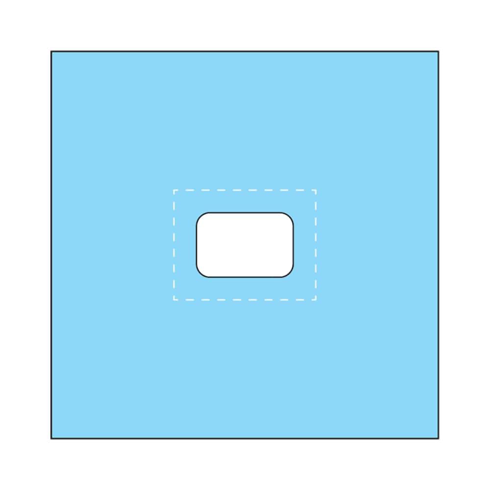 Multigate Drapes & Equipment Covers Adhesive Aperture 15x10cm / 60cm x 60cm / Sterile Multigate Drape