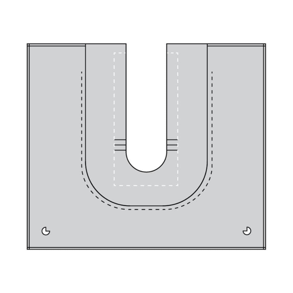 Multigate Drapes & Equipment Covers Fluid Collection Pouch Drape / 88cm x 76cm / Sterile Multigate Drape