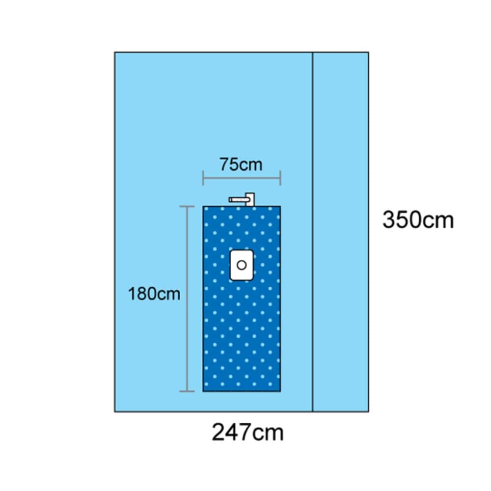 Multigate Drapes & Equipment Covers Foot & Ankle / 247cm x 350cm / Sterile Multigate Drape