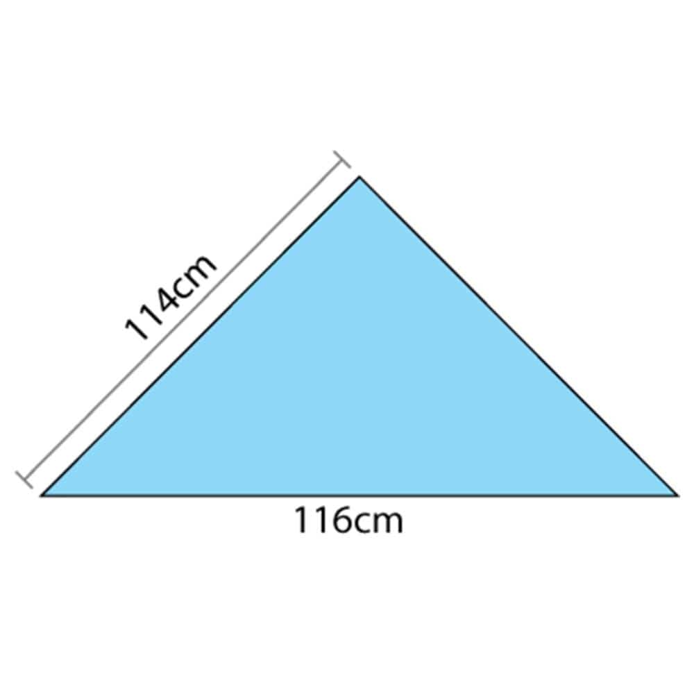 Multigate Drapes & Equipment Covers Triangle Drape / 161cm x 114 x 114cm / Sterile Multigate Drape