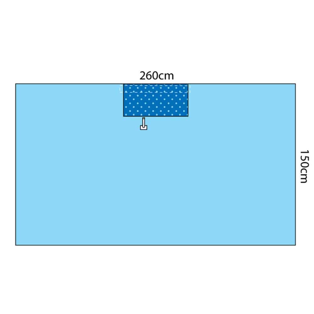 Multigate Drapes & Equipment Covers Universal Top Drape W/Armboard Cover / 260cm x 150cm / Sterile Multigate Drape
