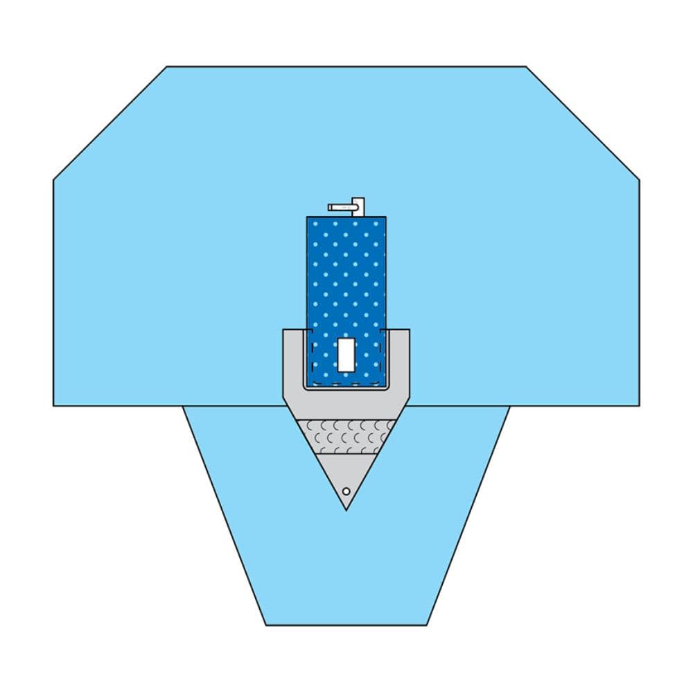 Multigate Drapes & Equipment Covers Urology/Gynae Lithotomy Drape With Pouch / 259(71)cm x 247cm / Sterile Multigate Drape
