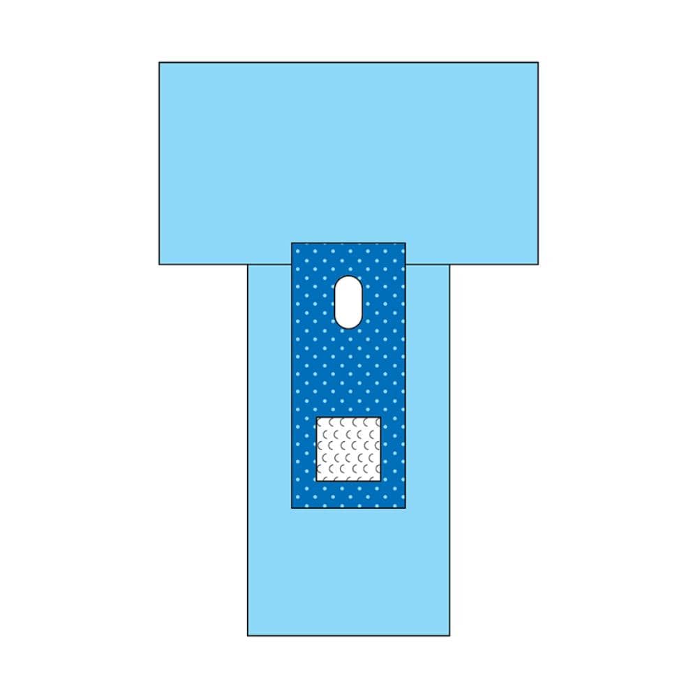 Multigate Drapes & Equipment Covers Cystoscopy Drape / 150(80)cm x 227cm / Sterile Multigate Drape