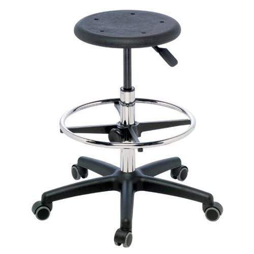 Poly Top Surgeon Stool with Foot Rest 1381P