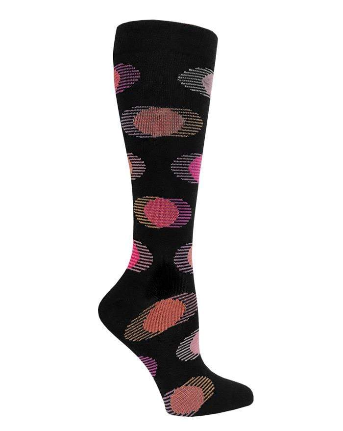 Prestige Medical Socks Abstract Eclipse Black Prestige 30cm Premium Knit Compression Socks