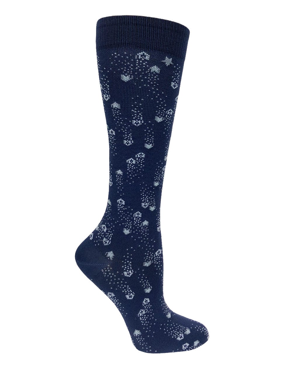 Prestige Medical Socks Shooting Stars Navy Prestige 30cm Premium Knit Compression Socks