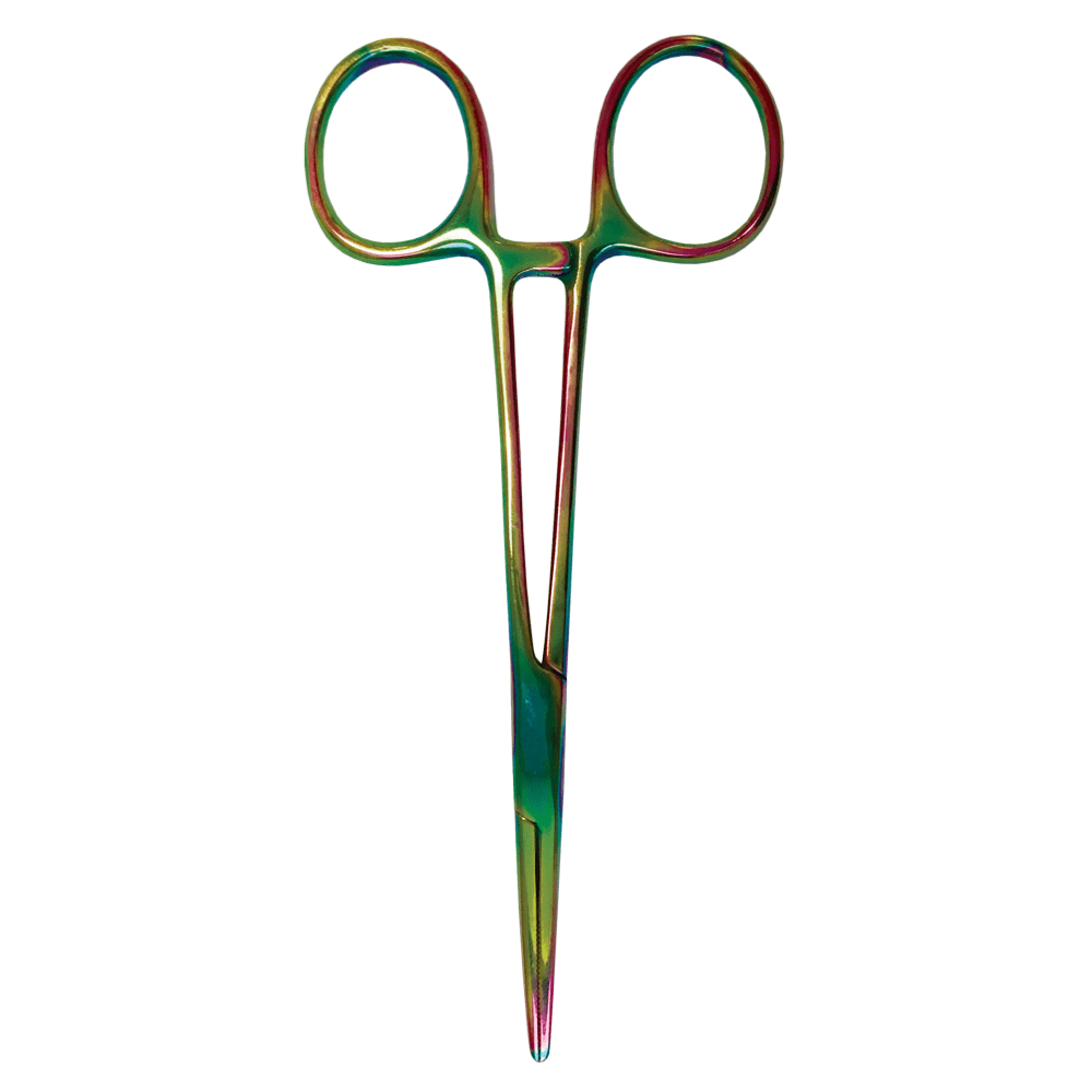 Prestige 5.5" Kelly Forceps Rainbow Finish