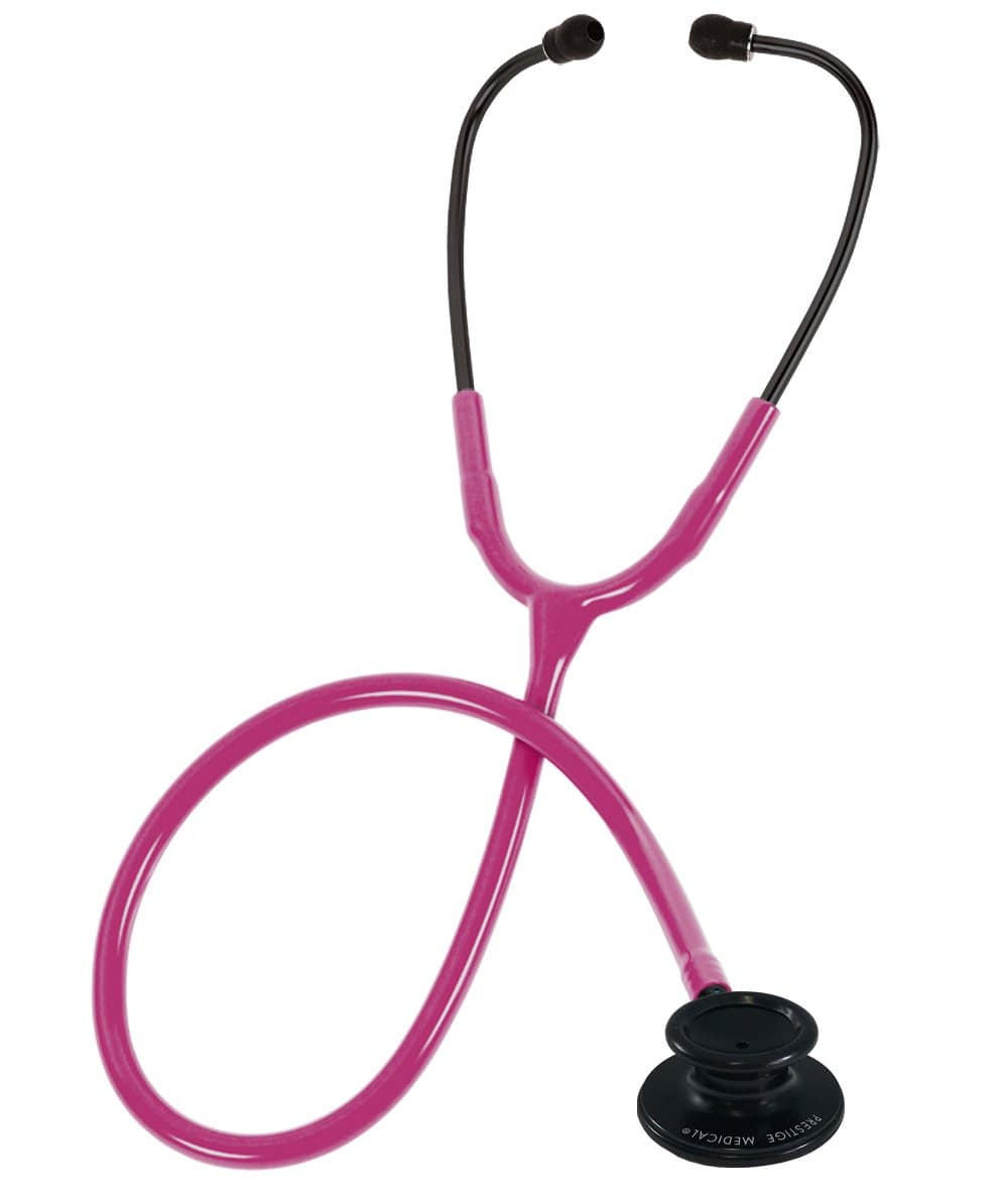 Prestige Medical General Stethoscopes Stealth Raspberry Prestige Clinical Lite Stethoscope