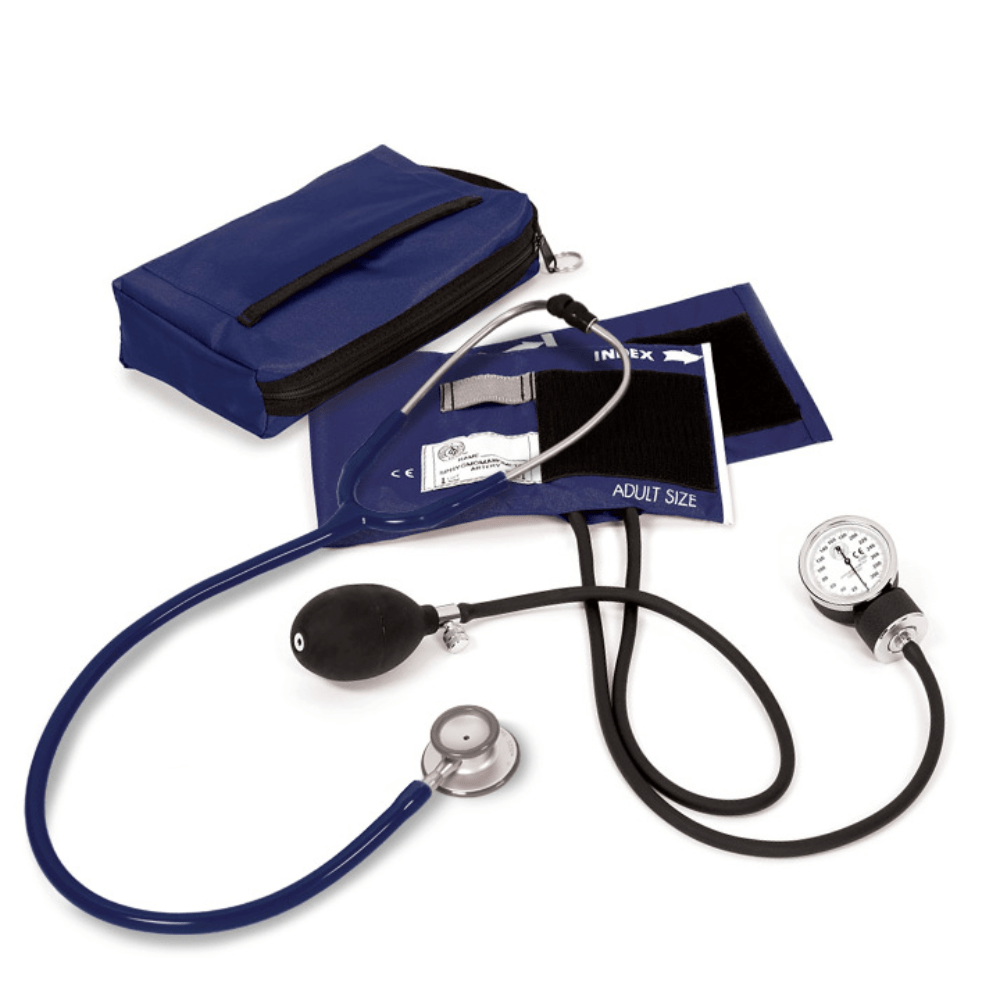 Prestige Medical Sphygmomanometer Kits Navy Prestige Clinical Lite Stethoscope Sphygmomanometer Combination Kit