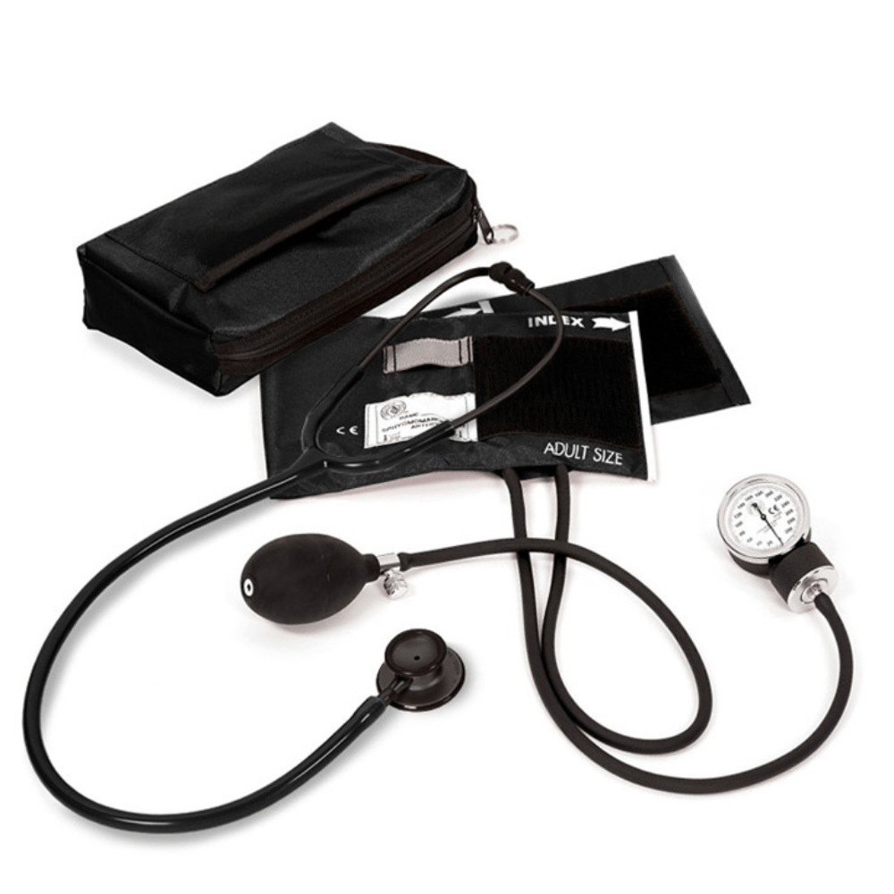 Prestige Medical Sphygmomanometer Kits Stealth Prestige Clinical Lite Stethoscope Sphygmomanometer Combination Kit
