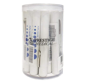 Prestige Medical Disposable Penlights White Cylinder Pack/22 Prestige Pupil Gauge Disposable Penlight