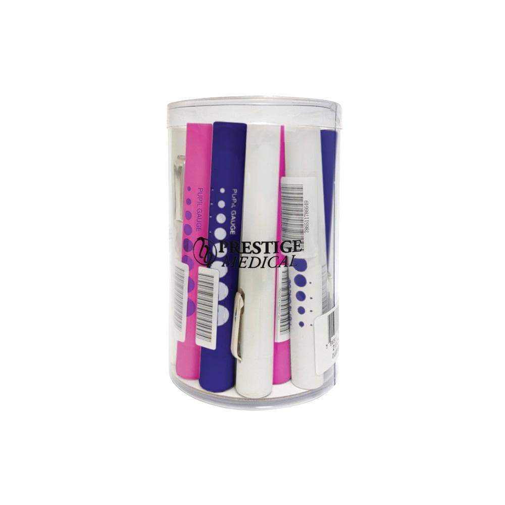 Prestige Medical Disposable Penlights Assorted Pack/22 Prestige Pupil Gauge Disposable Penlight