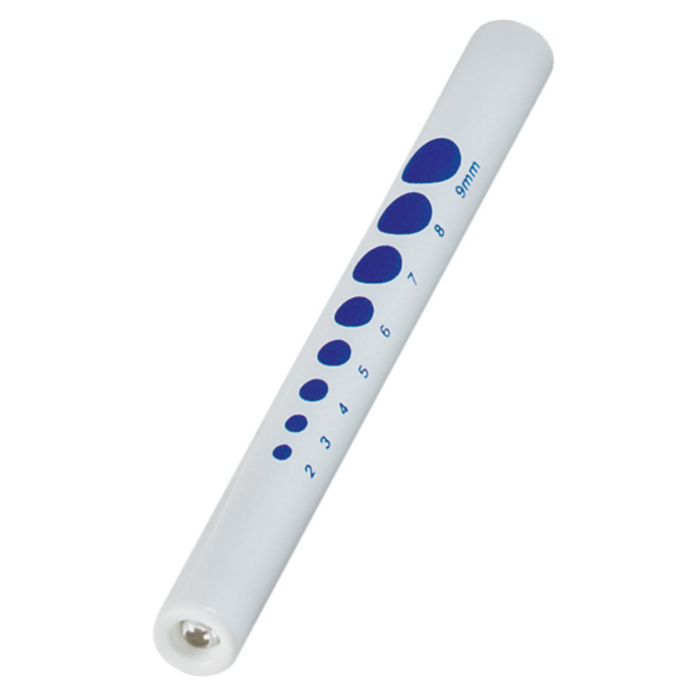 Prestige Medical Disposable Penlights White Prestige Pupil Gauge Disposable Penlight