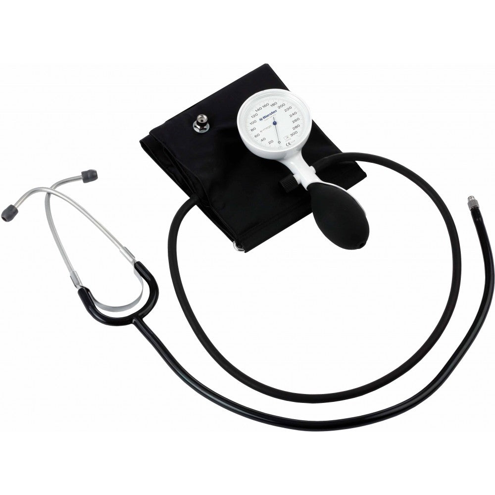 Riester E-Mega Abs-Plastic White Sphygmomanometer With Cuff and Stethoscope