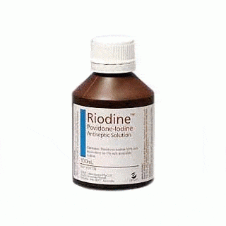 Riodine Soln 10% 100ml         Hosp (Povidone Iodine 10% Soln)