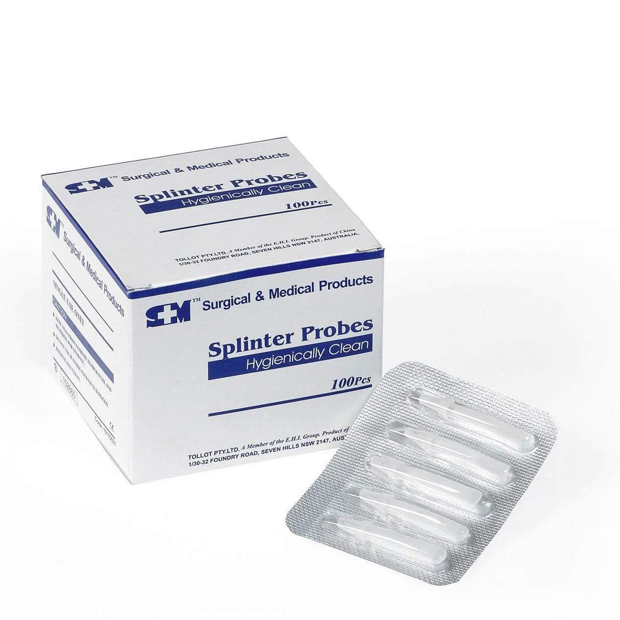 S+M Splinter Probe 4cm Hygienically Clean
