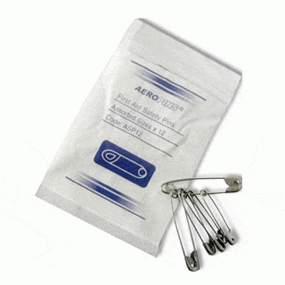 Safety Pins Assorted bag/12 ASP12