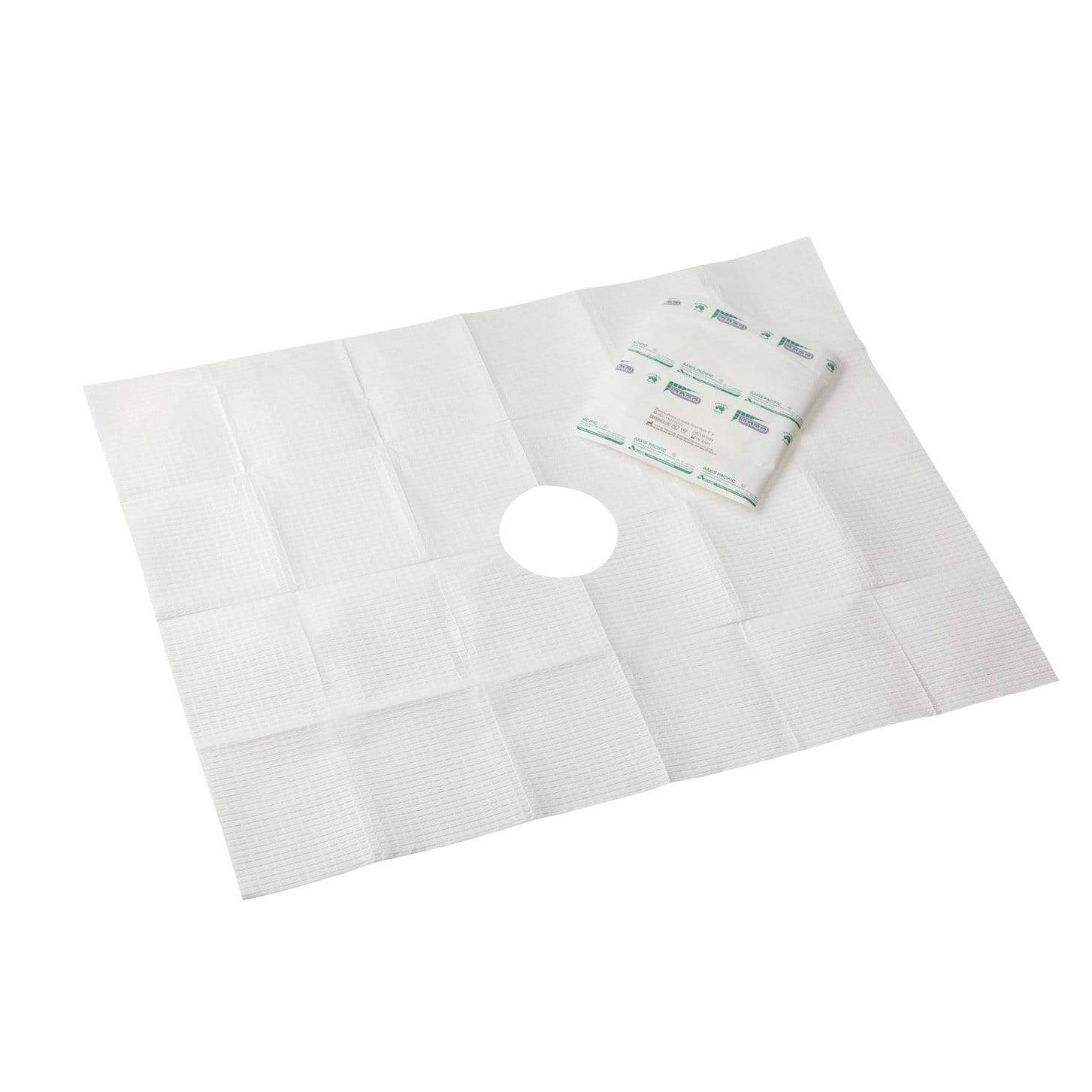 Sage Drape Fenestrated 4-Ply Poly-Lined Peel Pack