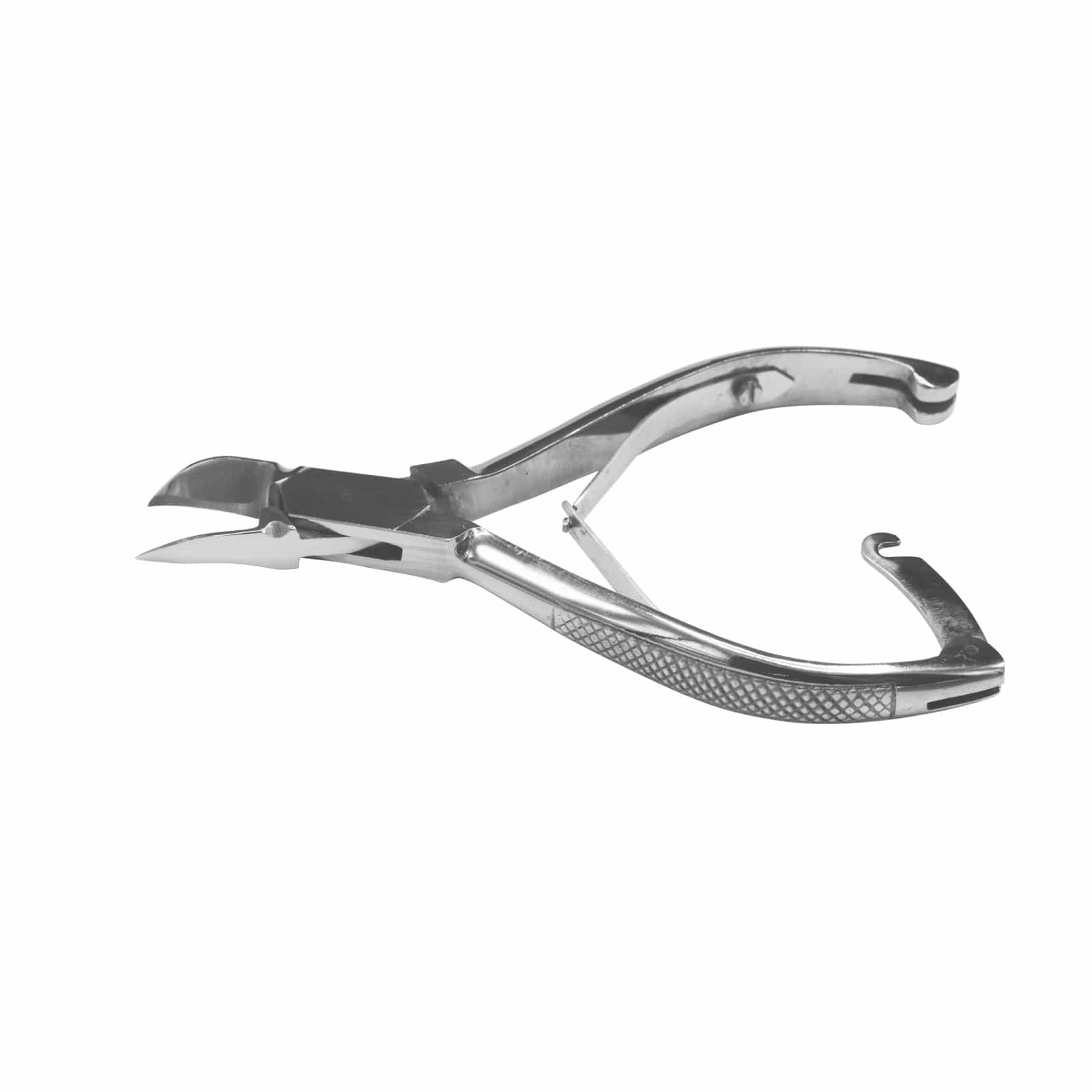 Sayco Surgical Instruments 14cm / Curved / Double Leaf Sayco Nail Nippers with Spring with lock