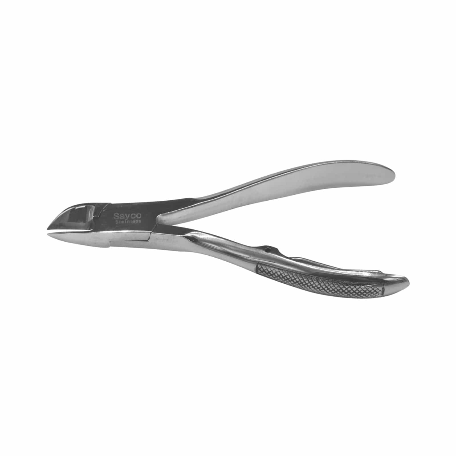 Sayco Surgical Instruments 10.5cm / Straight / Siingle Leaf Sayco Nail Nippers with Spring with lock