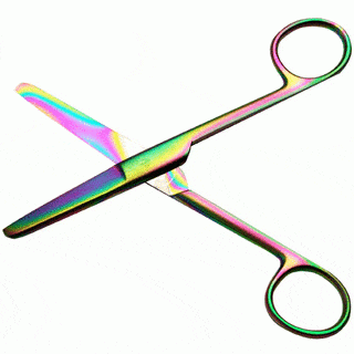 Scissors General Titanium Steel Scissors (blunt/blunt)
