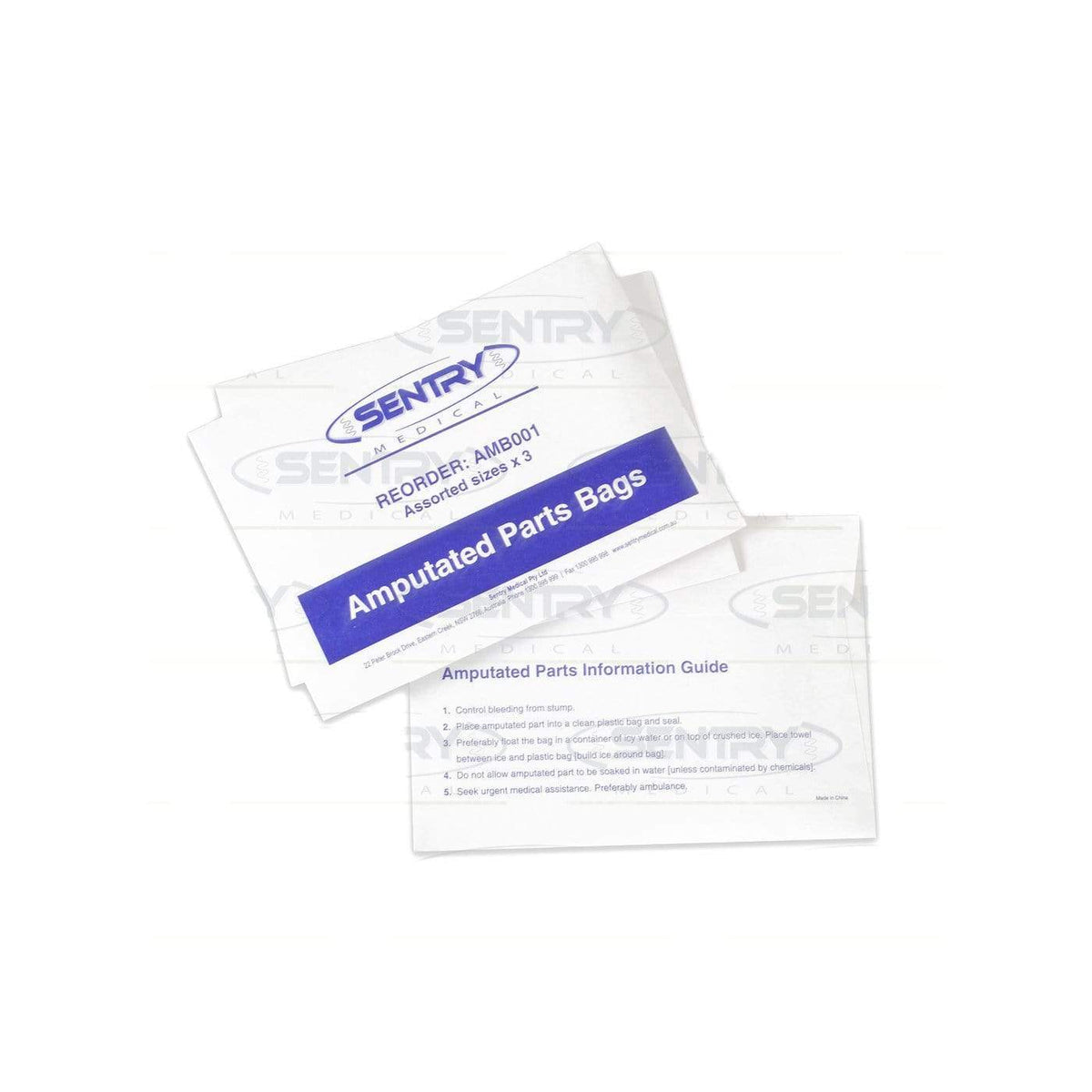 Sentry Amputated Parts Bags - Vet Equip Australia