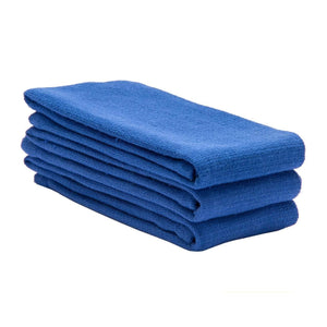 Sentry Blue Cotton Huck Towel