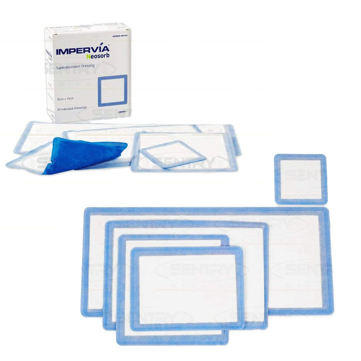 Sentry IMPERVIA Neosorb Superabsorbent Dressing