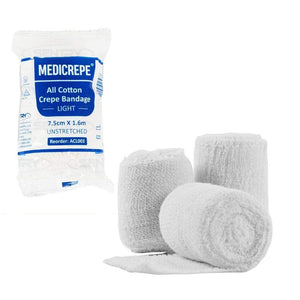 Sentry MEDICREPE Cotton Crepe Bandage 1.6m Unstretched