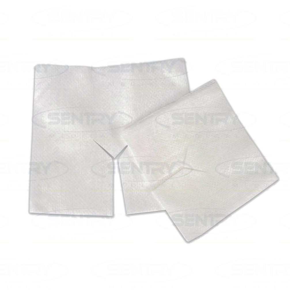 Sentry Non Woven Split Drainage Tracheostomy Swab