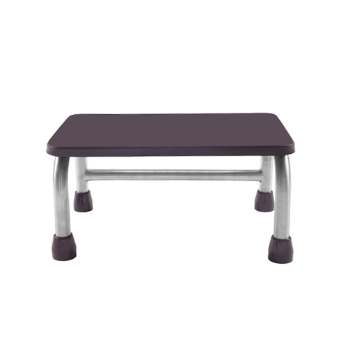 Single Metal Step With Rubber Non Slip Surface - L 37cm X W 30cm X H 25cm