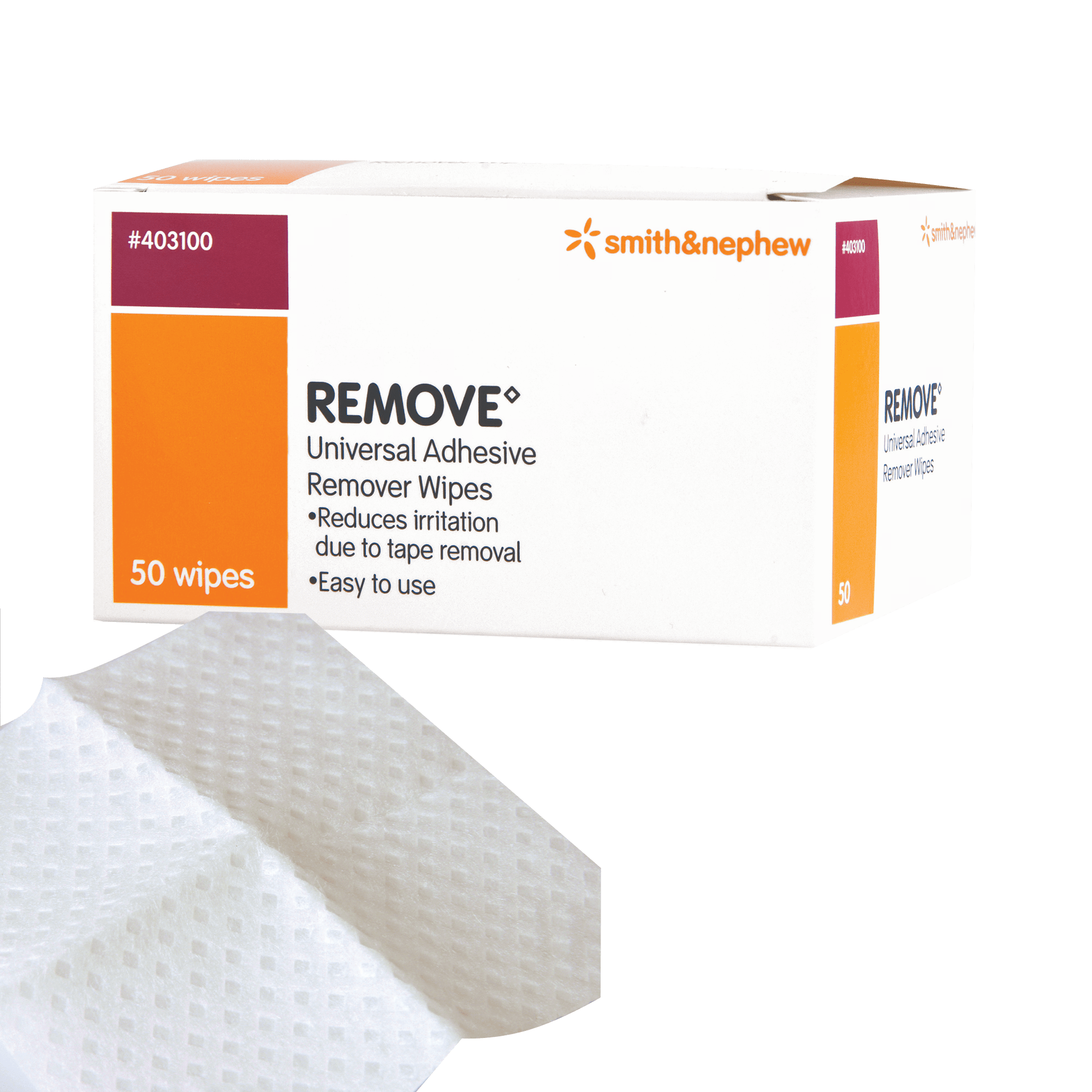 Smith & Nephew Remove Medical Adhesive and Glue Wipes